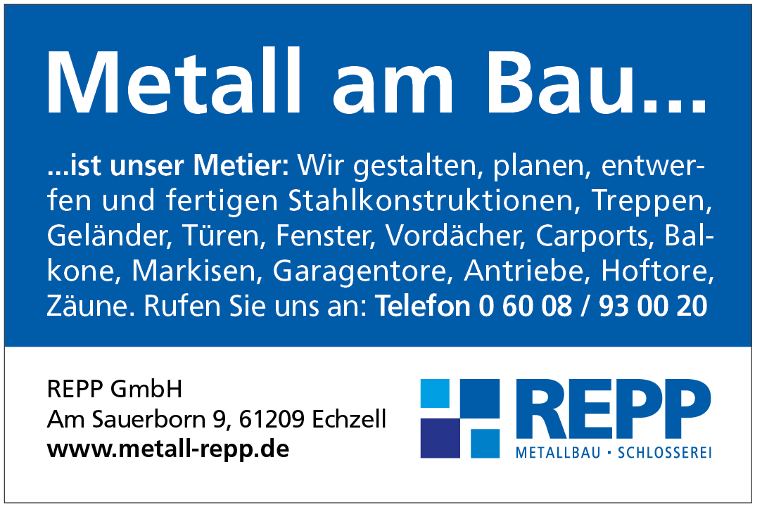 Logo Repp Metallbau und Schlosserei GmbH